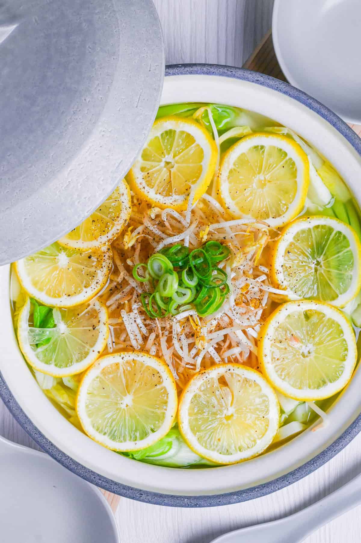 Japan: The Ultimate Cookbook shio lemon nabe