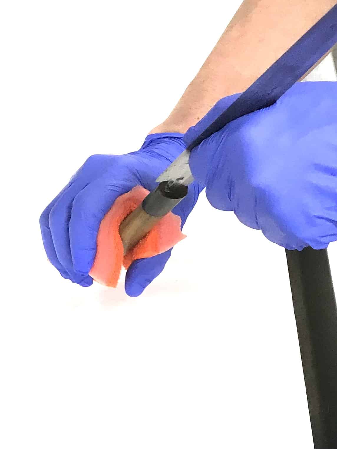 Wash with a neutral detergent