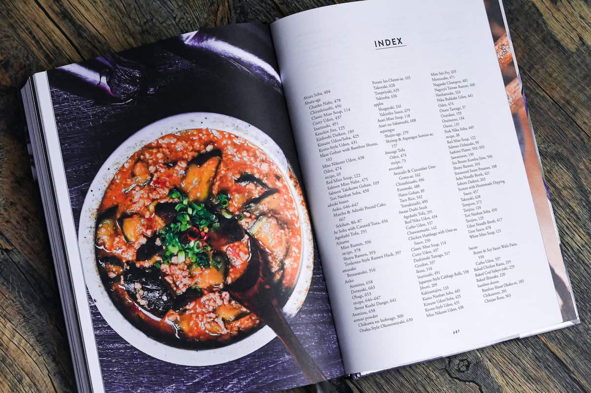 Japan The Ultimate Cookbook by Yuto Omura index