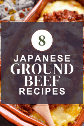 Japanese recipes that use ground beef thumbnail with milano meat doria in the background