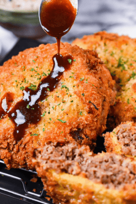 Menchi Katsu Japanese ground meat cutlet featured img